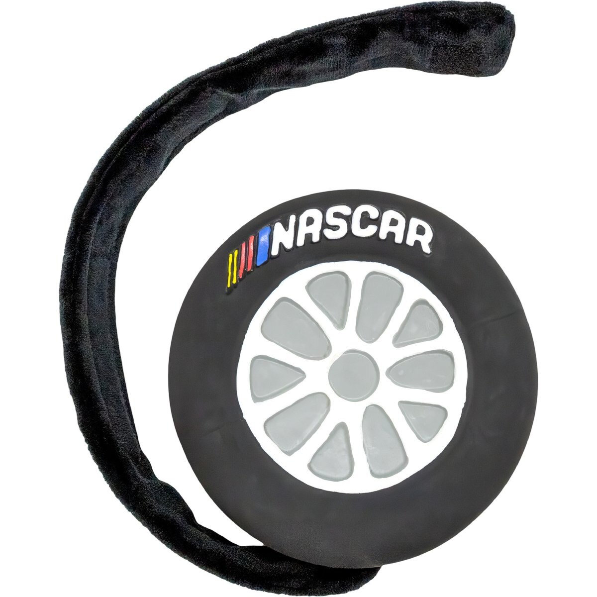 NASCAR Race Car Tire Squeaky Treat Dispensing Dog Toy