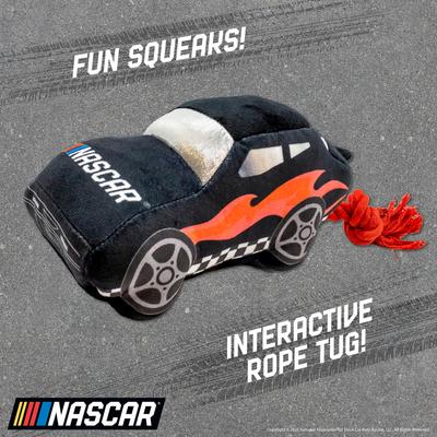 Show full view: NASCAR Race Car Dog Toy with Rope Tug slide 2 of 7