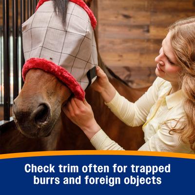 Show full view: Farnam SuperMask II Horse Fly Mask Classic Collection, Color Varies, Foal slide 7 of 10