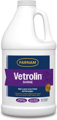 Farnam Vetrolin Shine High-Luster Dog & Horse Coat Polish & Conditioner, 64-oz bottle