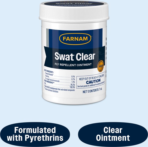 Show full view: Farnam Swat Dog & Horse Fly Repellent, 7-fl oz tub slide 7 of 12