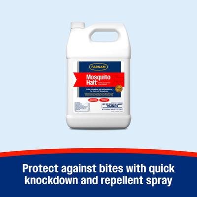 Show full view: Farnam Mosquito Halt Spray Horse Insect Repellant, 1-gal bottle slide 2 of 8