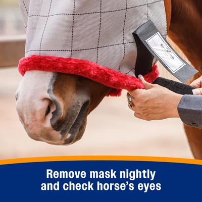 Show full view: Farnam SuperMask II Horse Fly Mask Classic Collection, Color Varies, Foal slide 5 of 10