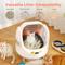 Show in main carousel: Aoruefar Open-Top Smart Self Cleaning Cat Litter Box Bundle, White slide 9 of 11