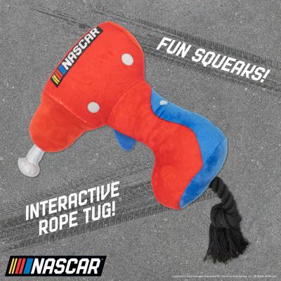 Show full view: NASCAR Ballistic Impact Wrench with Rope Tough Tug Dog Chew Toy slide 2 of 5