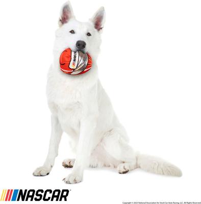 Show full view: NASCAR Ballistic Race Car Helmet with Inner Spike Ball Tough Dog Chew Toy slide 4 of 7