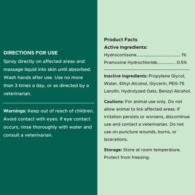 Show full view: Chew + Heal Advanced Hydrocortisone Medicated Wound Care Spray for Dogs, 4-fl oz bottle slide 7 of 11