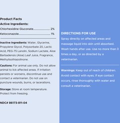 Chew + Heal Advanced Chlorhexidine Medicated Wound Care Spray for Dogs, 4-fl oz bottle slide 2 of 9