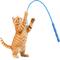 Show in main carousel: Casfuy Ultra-Light Durable Interactive Mouse Tail Silicone Teaser Wand Cat Toy, Blue slide 1 of 8