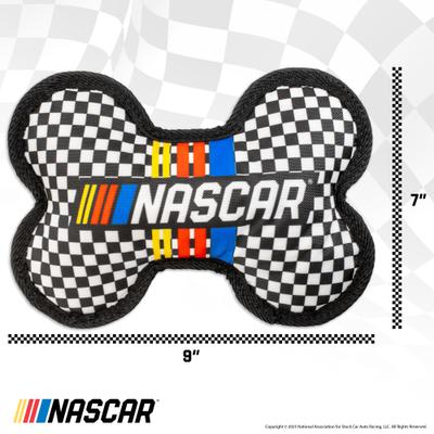 Show full view: NASCAR Ballistic Logo Bone Tough Dog Chew Toy slide 6 of 7