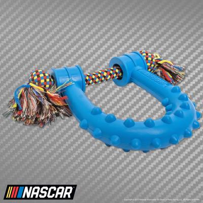 Show full view: NASCAR Spikey Chew Tough Dog Chew Toy with Rope slide 3 of 6