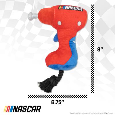 Show full view: NASCAR Ballistic Impact Wrench with Rope Tough Tug Dog Chew Toy slide 4 of 5