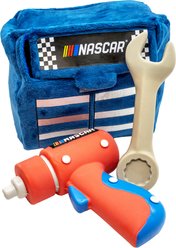 NASCAR Tool Box with Nesting Wrench Squeaky Dog Chew Toy