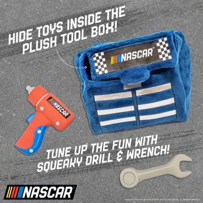 Show full view: NASCAR Tool Box with Nesting Wrench Squeaky Dog Chew Toy slide 2 of 7