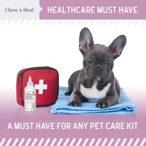 Chew + Heal Advanced Antiseptic Otic Chlorhexidine Ear Flush for Dogs, 12-fl oz bottle