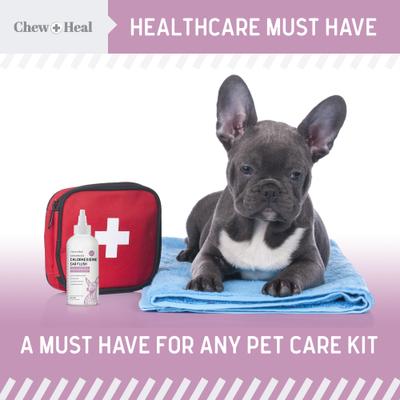 Show full view: Chew + Heal Advanced Antiseptic Otic Chlorhexidine Ear Flush for Dogs, 12-fl oz bottle slide 7 of 11