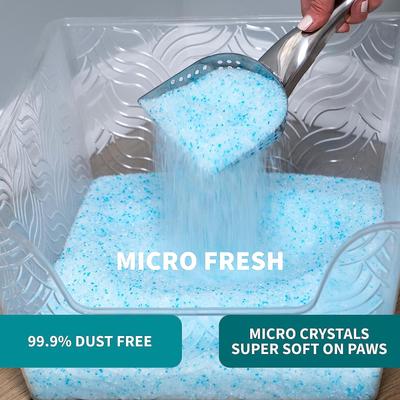 Show full view: Litter Pearls Micro Fresh Scented Non-Clumping Crystal Cat Litter with Odorbond, 7-lb bag slide 4 of 7