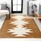 Show in main carousel: JONATHAN Y Chayton Minimalist Geometric Machine-Washable Runner Dog & Cat Rug, Terracotta/Cream, 5 x 8-ft slide 1 of 9