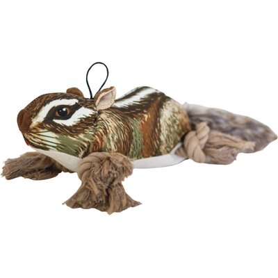 SteelDog USA SteelDog USA Ropers Chipmunk Squeaky Plush Dog Toy