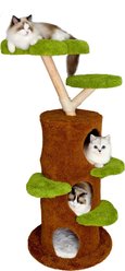 Wisfor Multi-Level 58-in Modern Cat Tree & Condo, Green slide 2 of 8