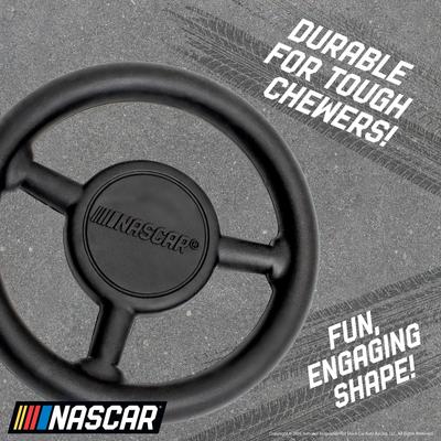 Show full view: NASCAR Chew Race Car Stering Wheel Tough Dog Chew Toy slide 2 of 6