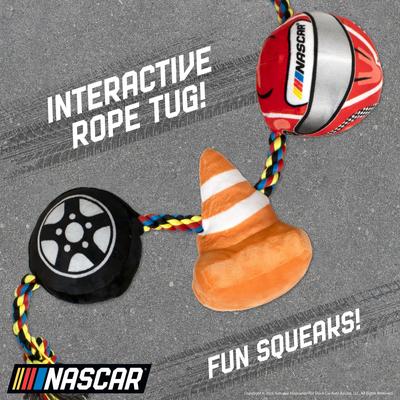 Show full view: NASCAR Racing Icons Rope Tug Dog Toy slide 2 of 6