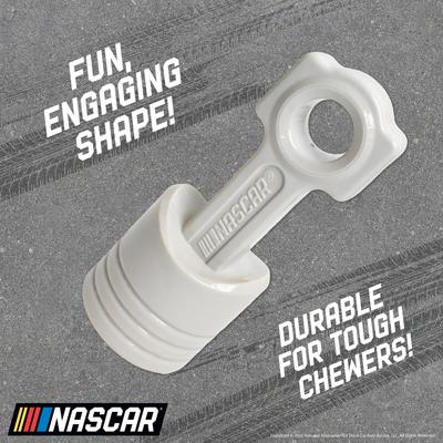Show full view: NASCAR Race Car Piston Tough Dog Chew Toy slide 2 of 6