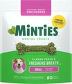 Minties Tiny/Small Mint Flavored Dental Treats for Dogs, 5-24 lbs, 32-oz, 80 count