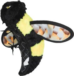 SteelDog USA Ruffian Flyer Bumblebee Tough-Chewer Plush Dog Toy
