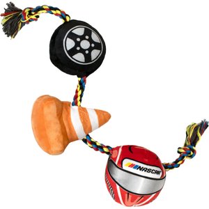 NASCAR Racing Icons Rope Tug Dog Toy