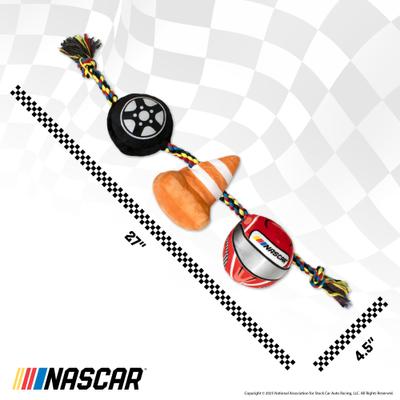 Show full view: NASCAR Racing Icons Rope Tug Dog Toy slide 5 of 6