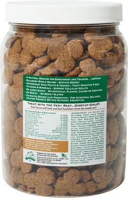 Show full view: Giddyap Girls Biscuit Company Premium Apple Horse Treats, 2.25-lb jar slide 2 of 6