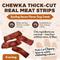 Show in main carousel: Scoochie Pet Chewka Thick-Cut Real Meat Strips Sizzling Bacon Flavor Dog Treats, 8-oz bag slide 4 of 7