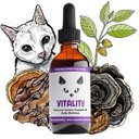 MycoCat Turkey Tail & Mushroom Blend Immune Support Supplement for Cats, 2-fl oz bottle