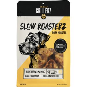 Grillerz Pork Nuggets Dog Treats, 1-lb bag