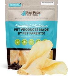 Raw Paws Natural Cow Ears Dog Chews, 5 count