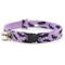 Show in main carousel: Made By Cleo Batty Babe Cat Collar, 8 to 13-in neck, 1/2-in wide, Purple slide 1 of 4