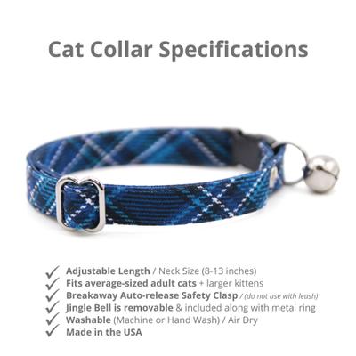 Show full view: Made By Cleo Echo Peak Cat Collar, 8 to 13-in neck, 1/2-in wide slide 2 of 4