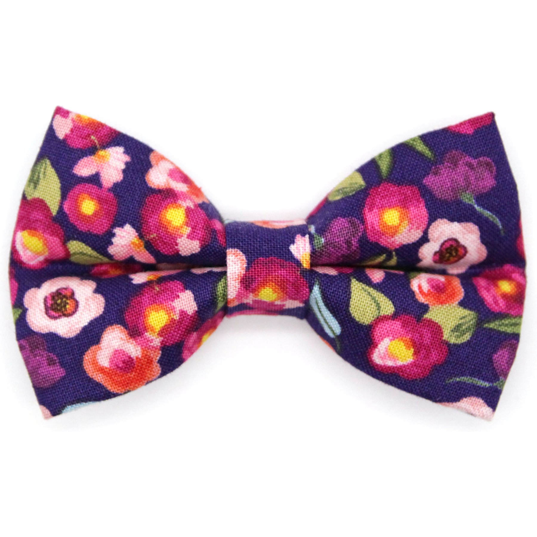 Made By Cleo Plum Blossom Cat & Small Dog Bow Tie