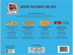 Country Kitchen Holiday Dual Bites Advent Calendar Crunchy Cat Treats, 4.3-oz box slide 2 of 2