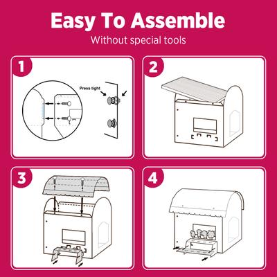 Show full view: Smile Paws Flower Shop Cat Scratcher House slide 7 of 8