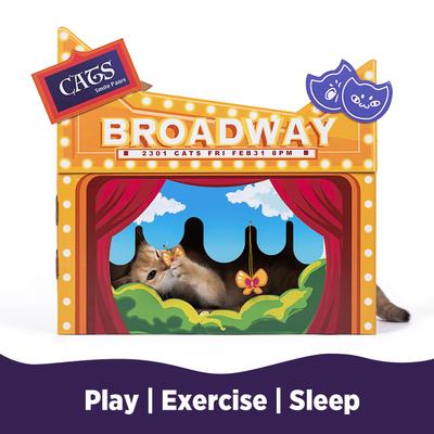 Show full view: Smile Paws Broadway Cat Scratcher House slide 4 of 8