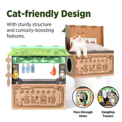 Show full view: Smile Paws Pancake Cat Scratcher House slide 5 of 8