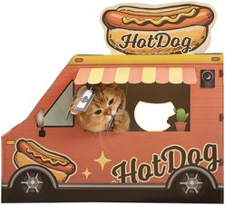 Smile Paws Hotdog Food Truck Cat Scratcher House