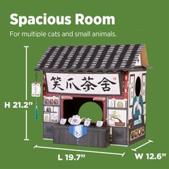 Smile Paws Tea House Cat Scratcher House slide 2 of 8