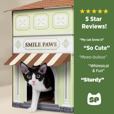 Show full view: Smile Paws Coffee Shop Cat Scratcher House slide 9 of 9