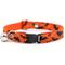 Show in main carousel: Made By Cleo Batty Babe Cat Collar, 8 to 13-in neck, 1/2-in wide, Orange slide 1 of 4
