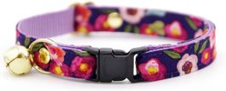 Made By Cleo Plum Blossom Cat Collar, 8 to 13-in neck, 1/2-in wide