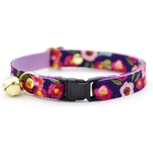 Made By Cleo Plum Blossom Cat Collar, 8 to 13-in neck, 1/2-in wide