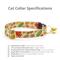 Show in main carousel: Made By Cleo Autumn Aura Cat Collar, 8 to 13-in neck, 1/2-in wide slide 2 of 4